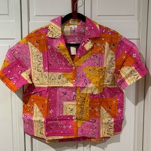 Aerie Bandana Patchwork Print Sleep Top